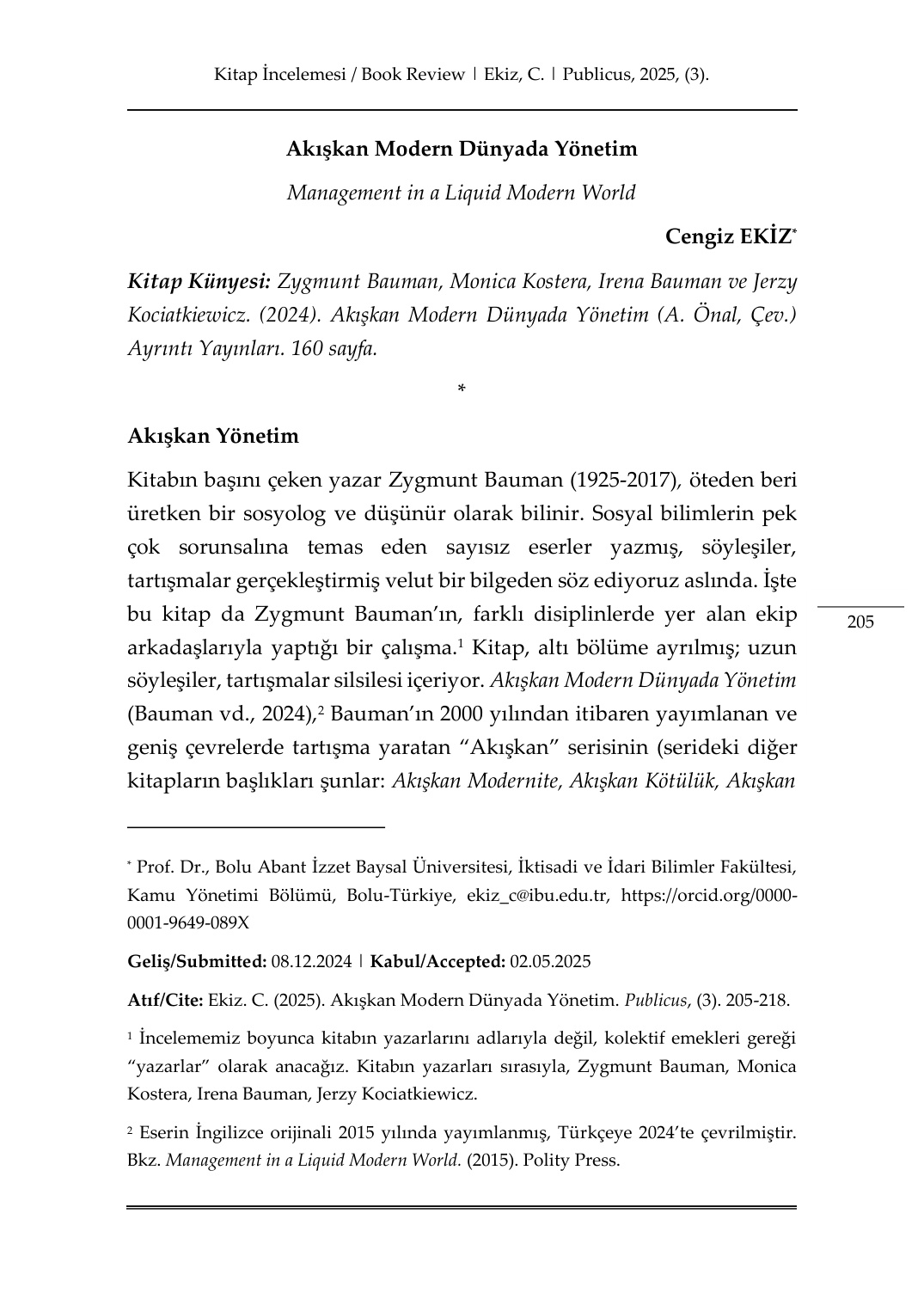 Ekiz C
