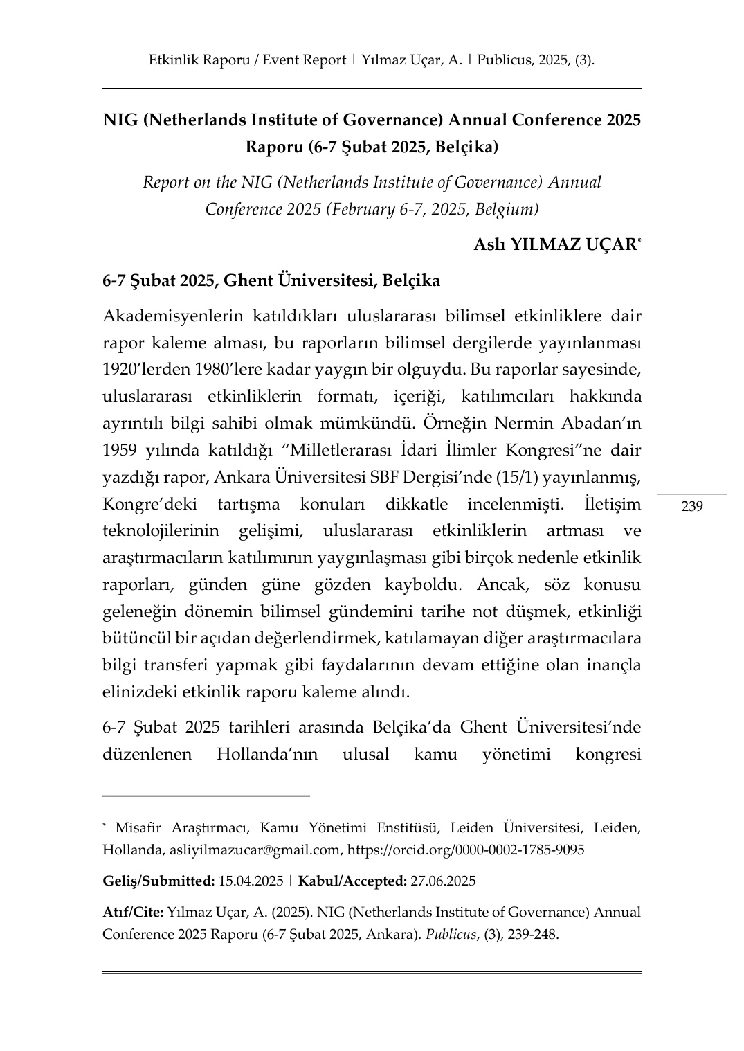Yilmaz Ucar Asli